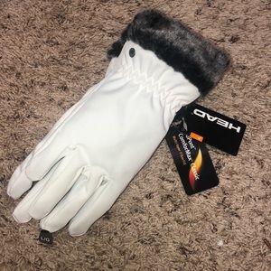 White Winter Gloves